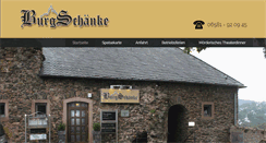 Desktop Screenshot of burgrestaurant-saarburg.de